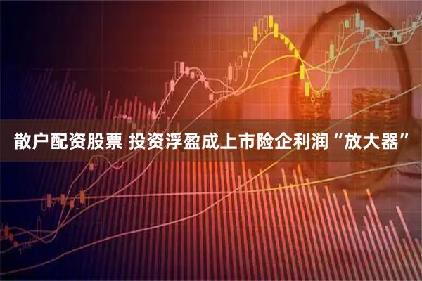 散户配资股票 投资浮盈成上市险企利润“放大器”