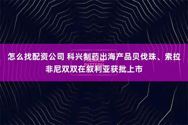怎么找配资公司 科兴制药出海产品贝伐珠、索拉非尼双双在叙利亚获批上市